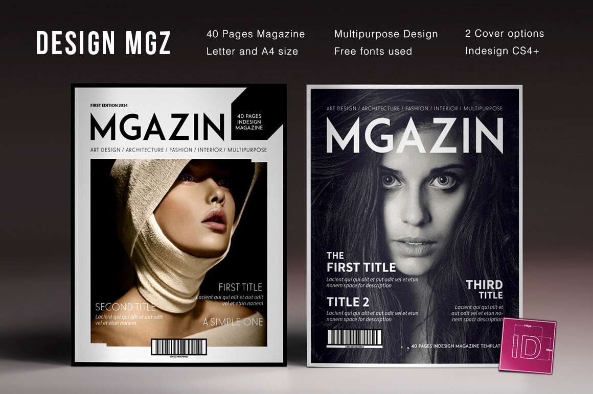 Magazine Cover Page Design Templates Free Download Gawertogether