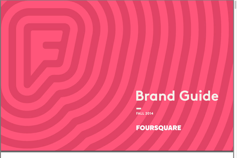 Foursquare Brand Guide