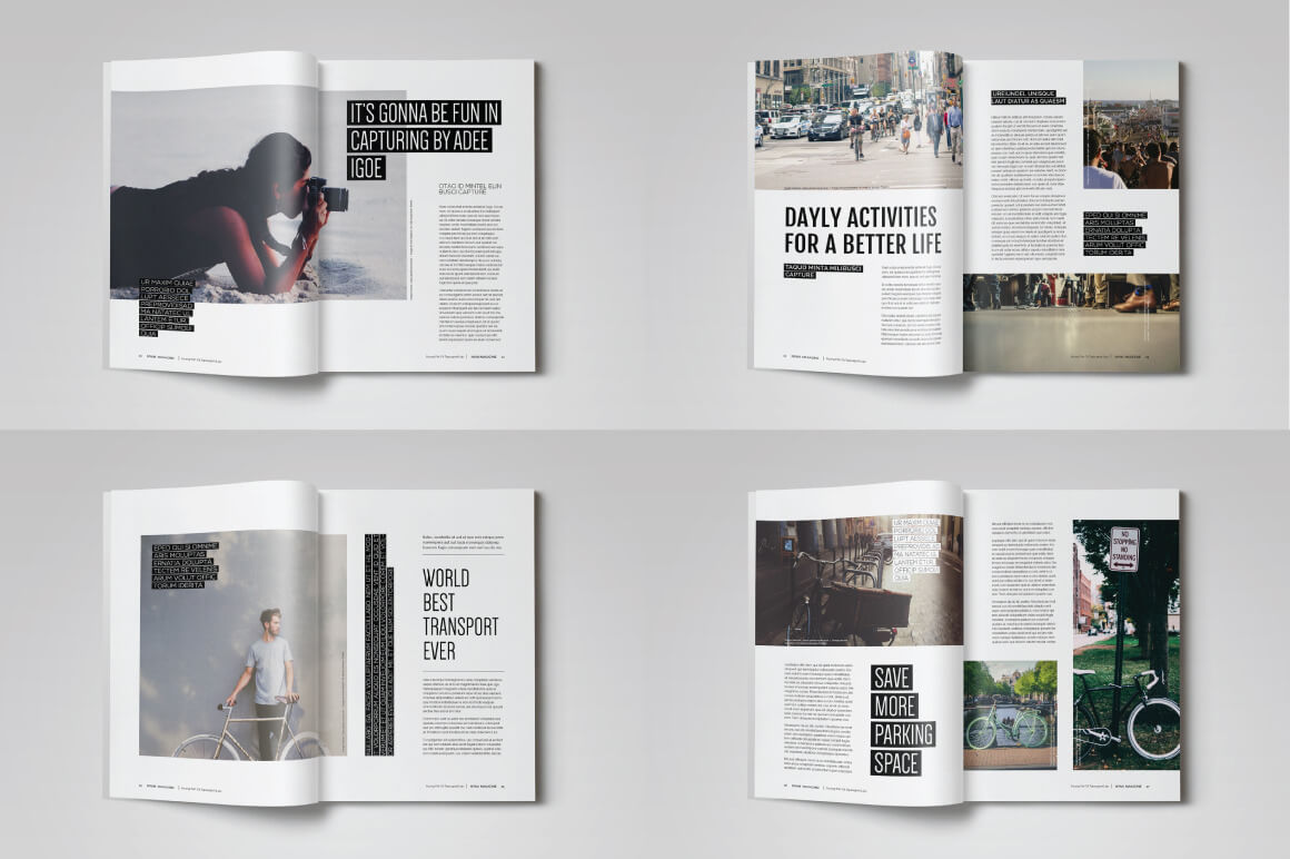 Indesign Magazine Template