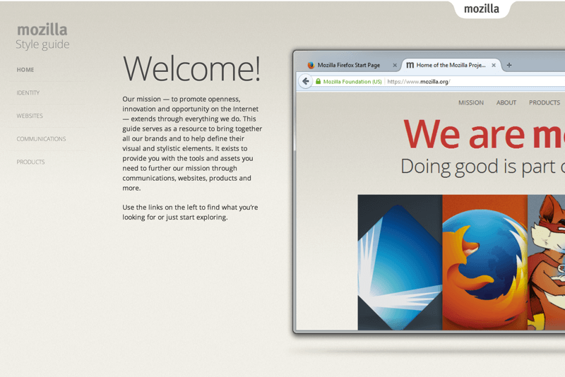 Mozilla Style Guide