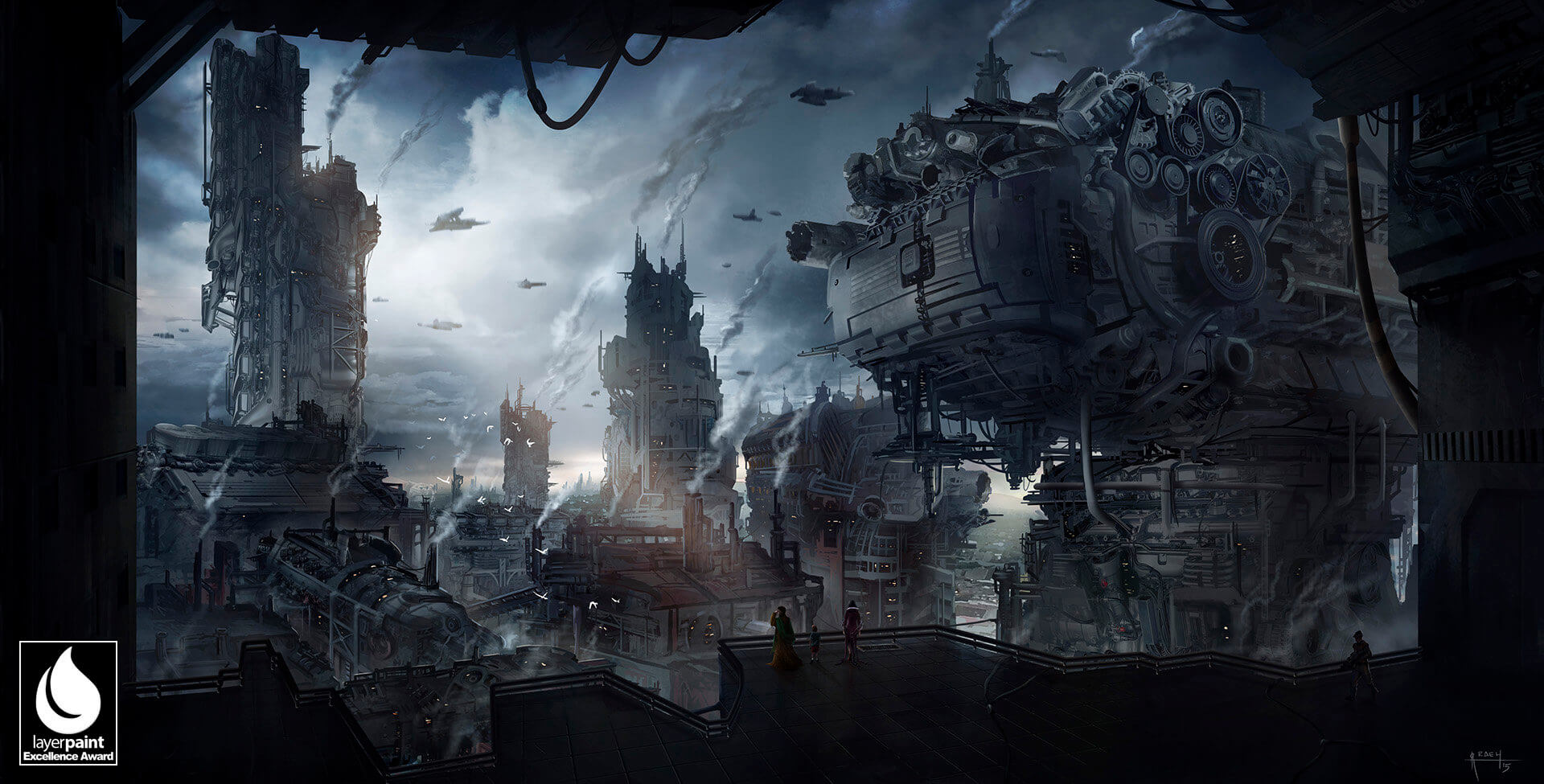 Once upon a time in the Steampunk City by Ricardo Echeverry