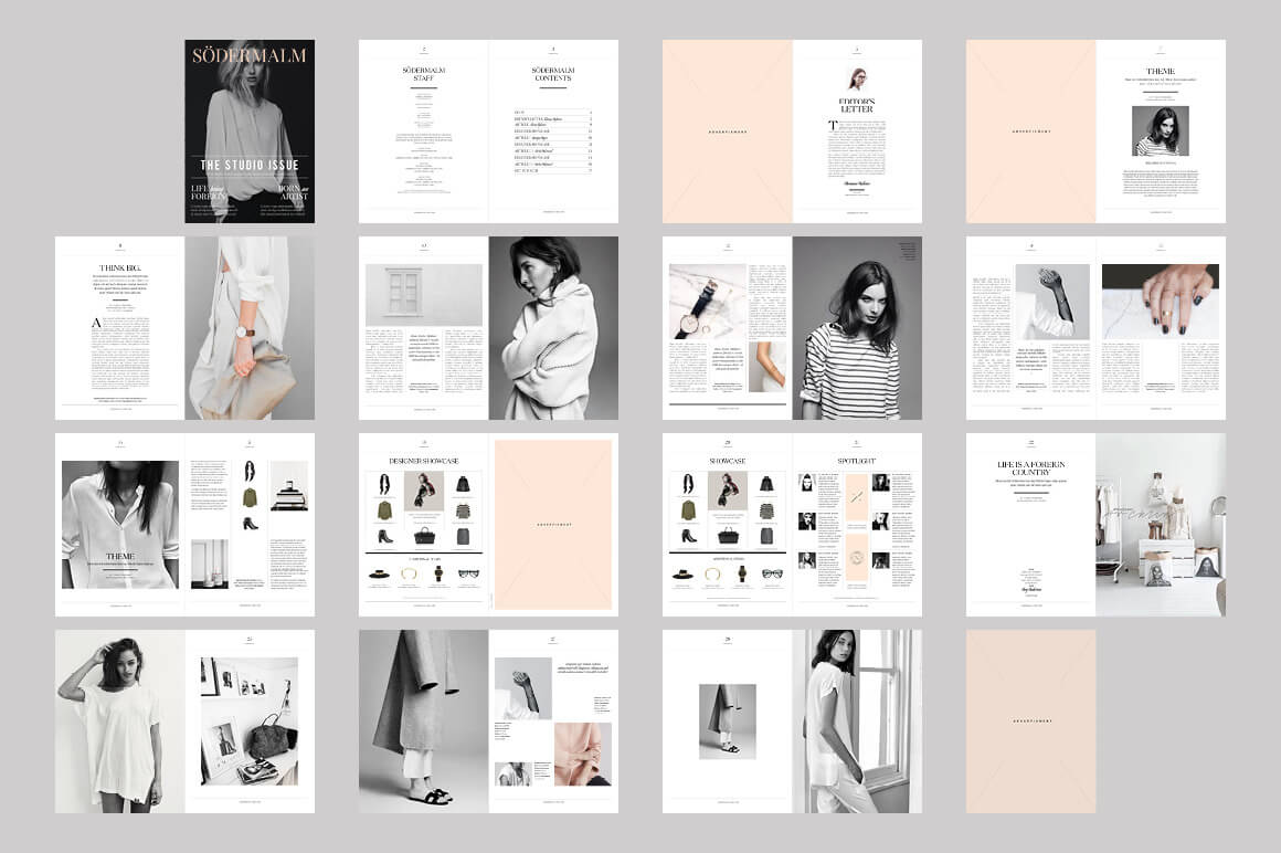 Featured image of post Aesthetic Fashion Magazine Layout - Elegant fashion magazine layout with gold accents.