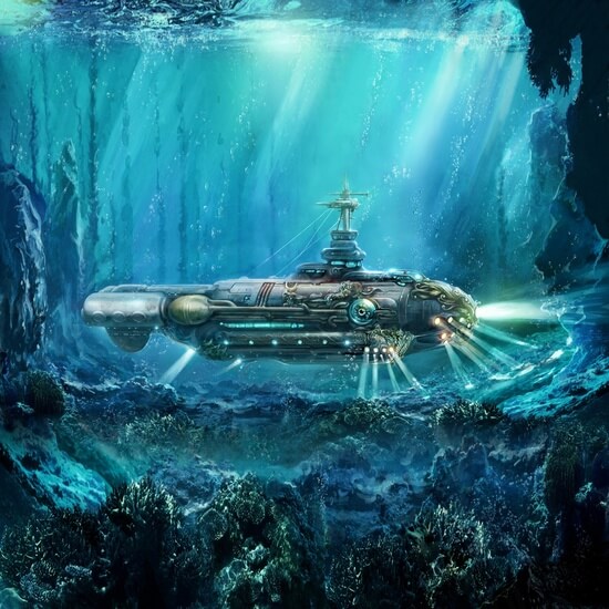 Steampunk Submarine by FantasyArtDesigns