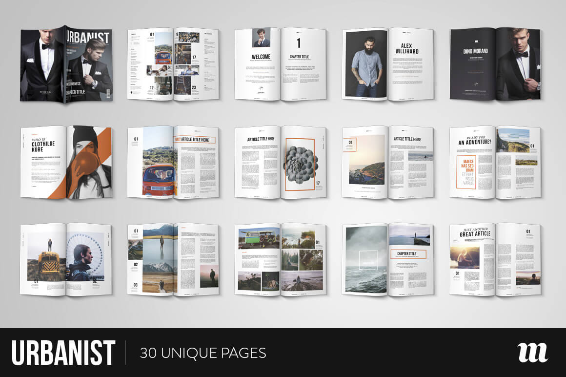 Urbanist Magazine InDesign Template