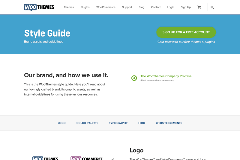 WooThemes Style Guide