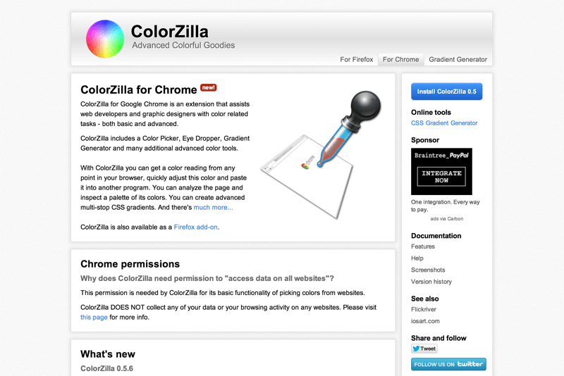 ColorZilla for Chrome