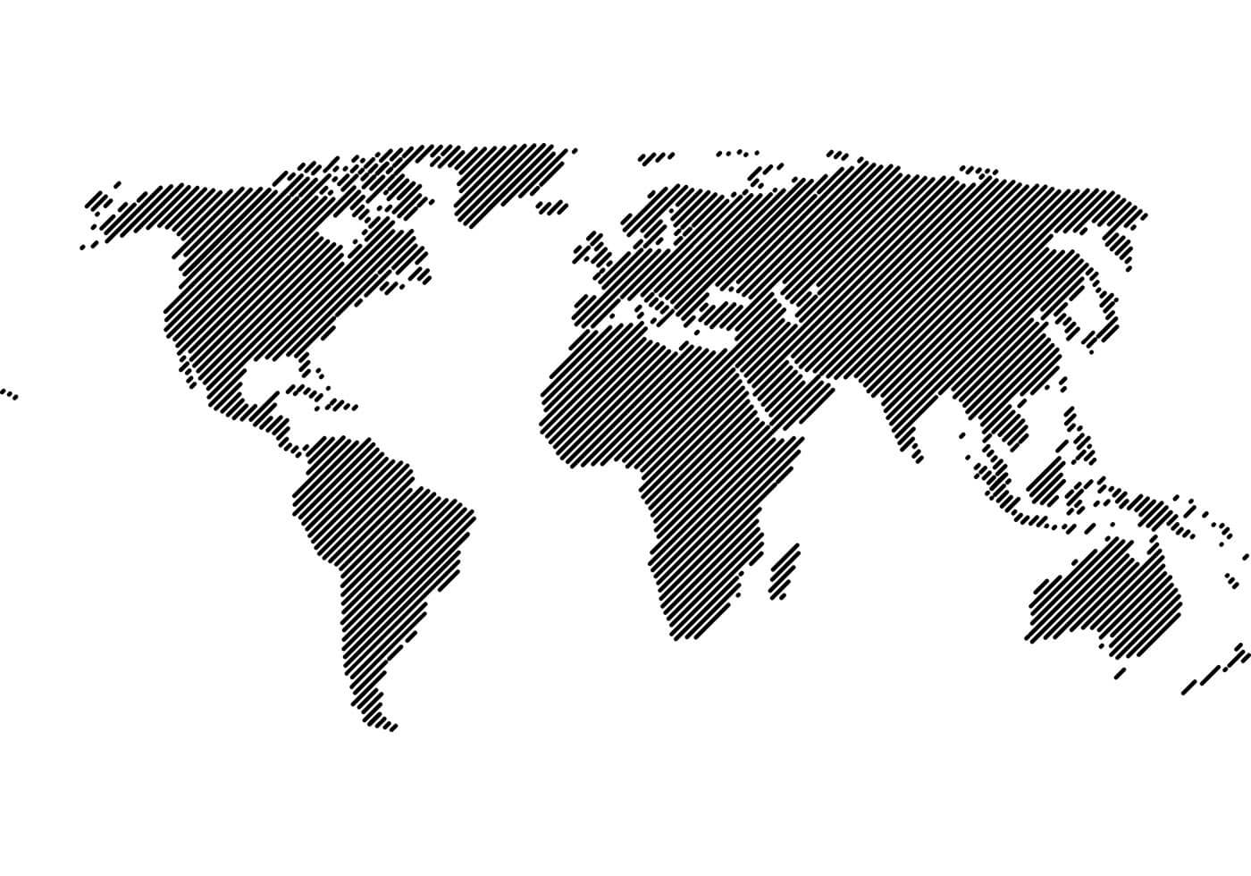 Lines World Map