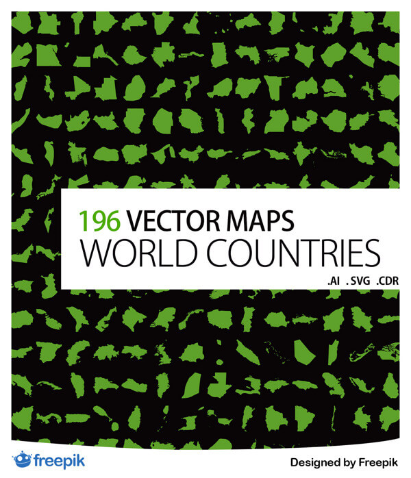 Vector Maps World Countries