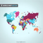 25 Free World Map Vectors and PSDs | Inspirationfeed