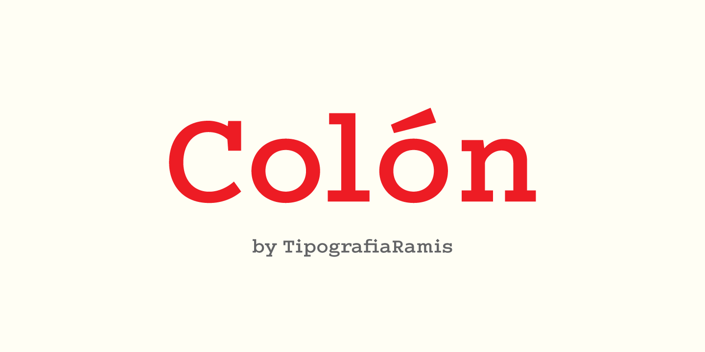 Colon by TipografiaRamis