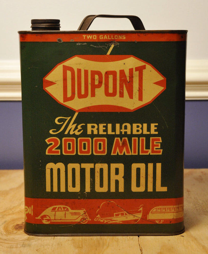 Motor Oil Can design packaging