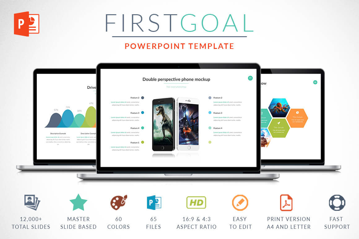 First Goal Powerpoint Template