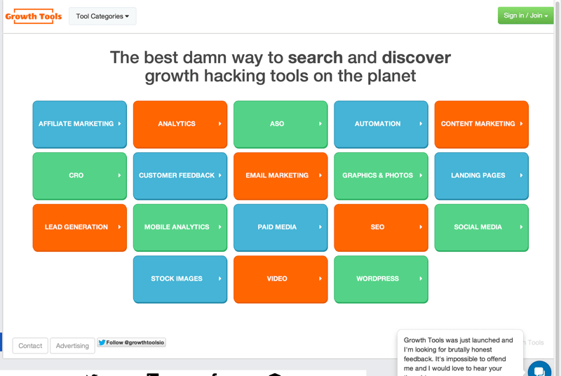Growth Hacking Tools