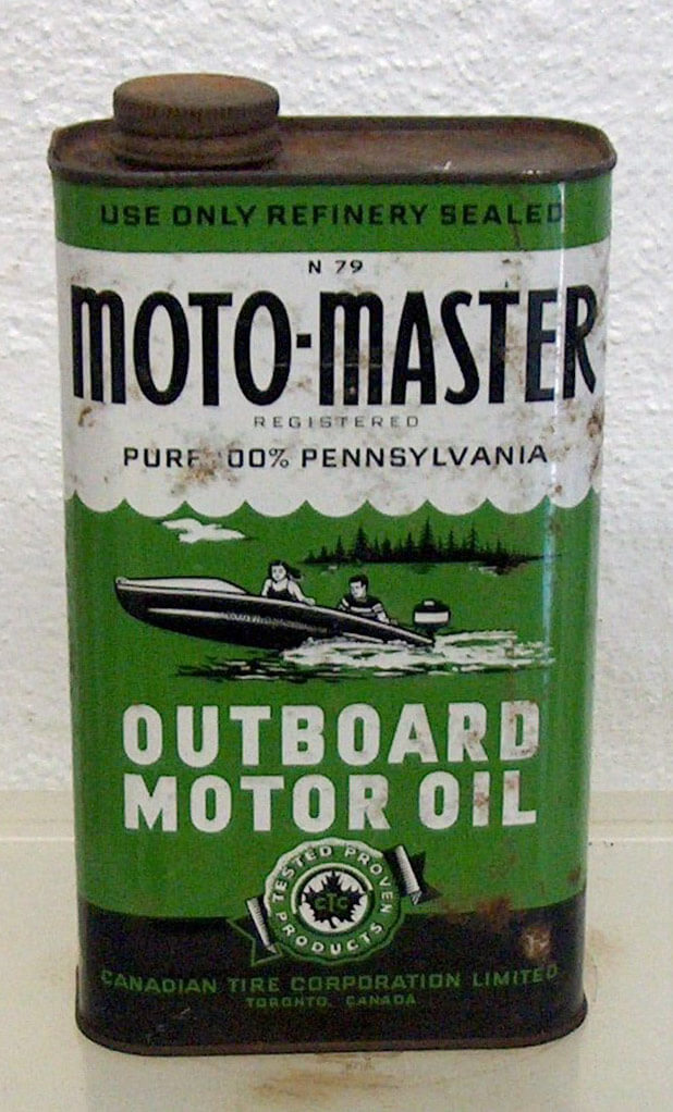 Motor Oil Can design packaging