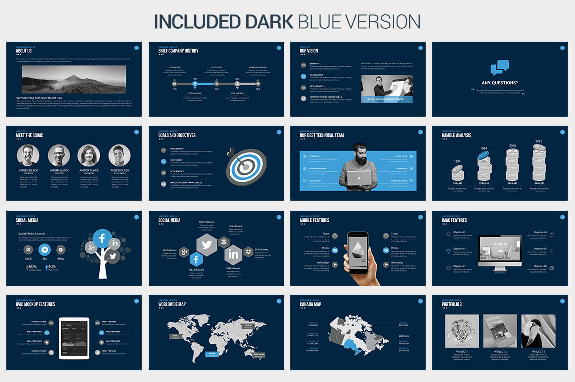 Target Market Powerpoint Template