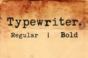 20 Exceptional Typewriter Fonts | Inspirationfeed