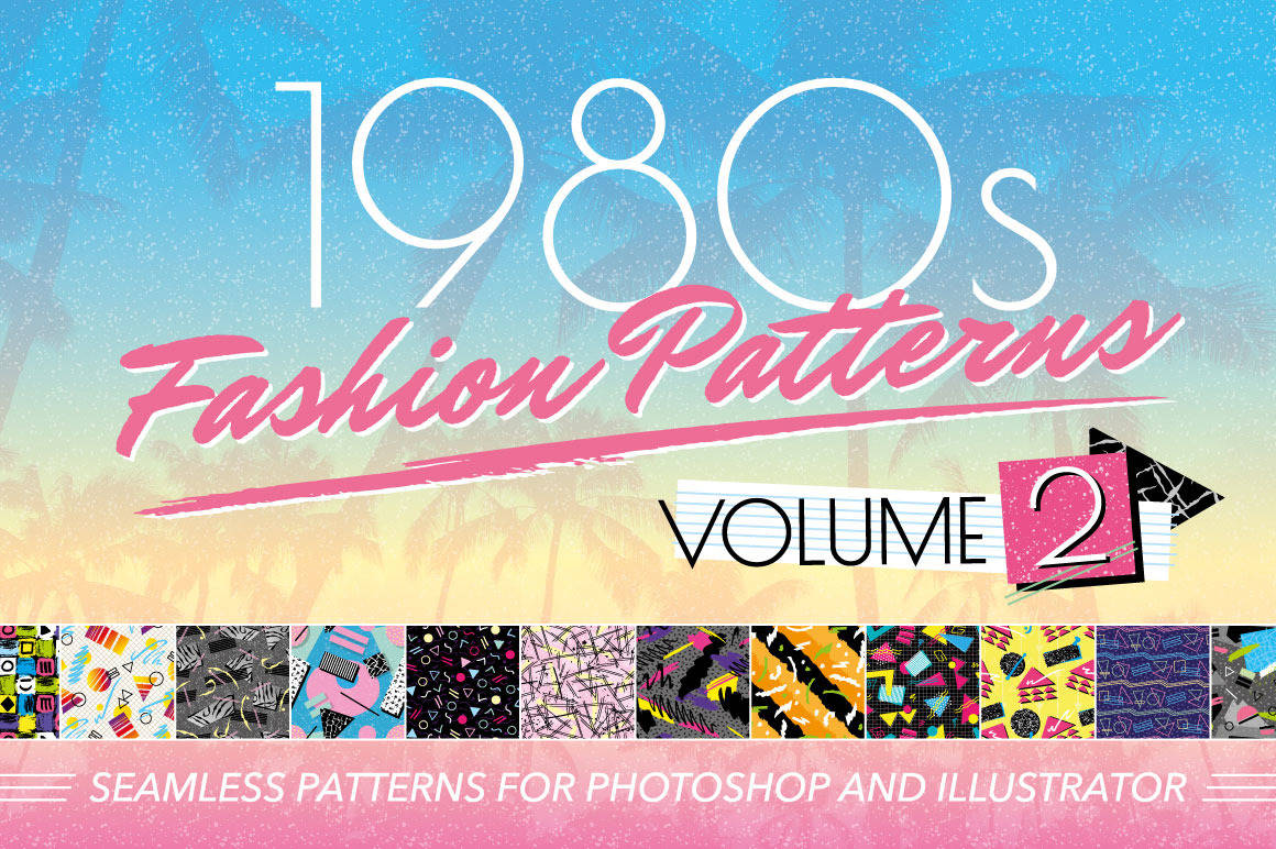 1980s Retro Fashion Patterns (1)