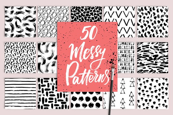 50 Messy Patterns