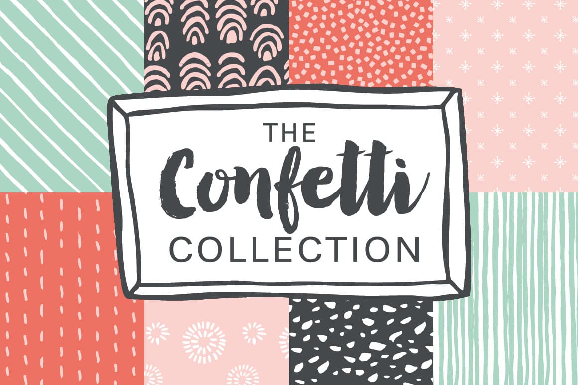 Confetti Hand Drawn Patterns