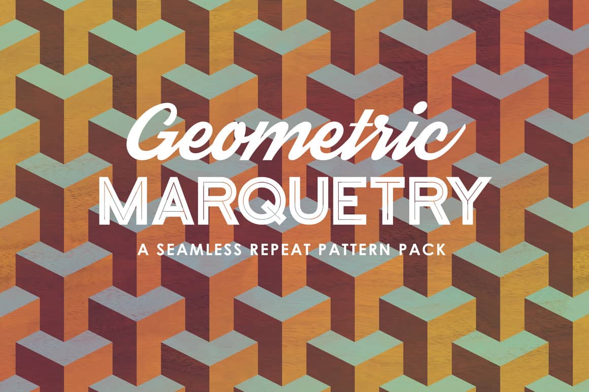 Geometric Marquetry Patterns