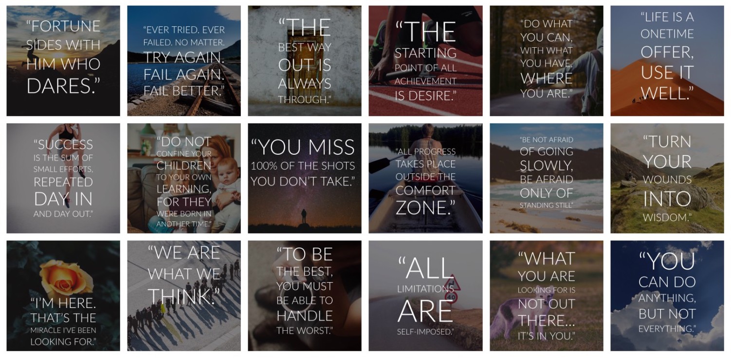 Inspirational Short Quotes