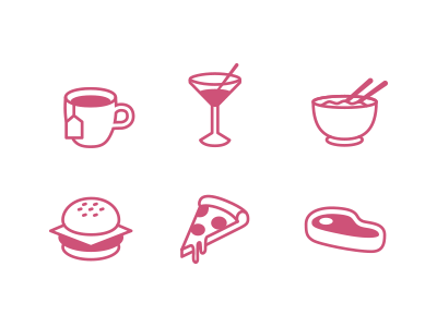 1 100 Free Pixel Perfect Food Icons Inspirationfeed