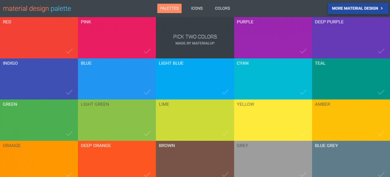 color palette from image app