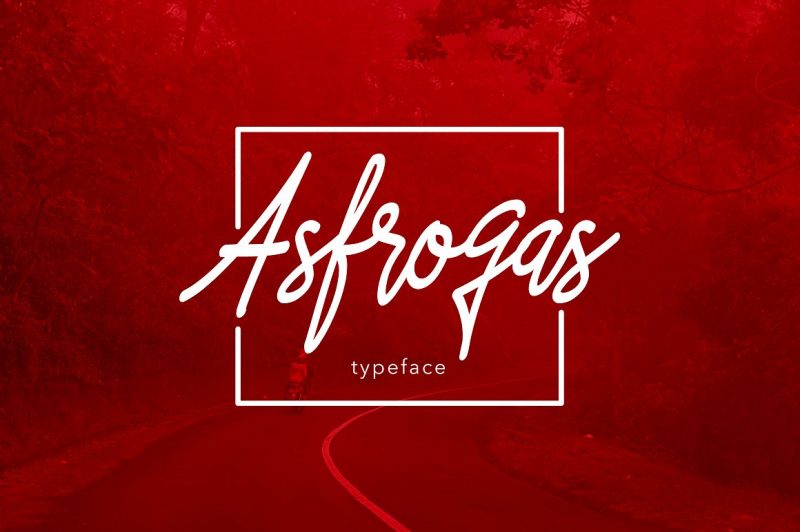  Asfrogas Typeface - Script Like Save Asfrogas Typeface - Script - 1 Asfrogas Typeface - Script - 2 Asfrogas Typeface - Script - 3 Asfrogas Typeface - Script - 4 Asfrogas Typeface - Script - 5 Asfrogas Typeface - Script - 6 Asfrogas Typeface - Script - 7 introducing Asfrogas typeface using style hand writing. This font type is suitable for designs that have friendly concepts and little has particularly stubborn character.