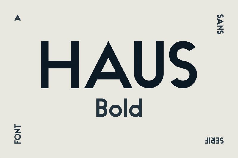HAUS Sans is my first sans-serif experiment, inspired by Bauhaus and historical grotesk typefaces of the 1930s. Available in 6 weights, from "Ultra Light" to "Extra Bold" regular and italic versions.