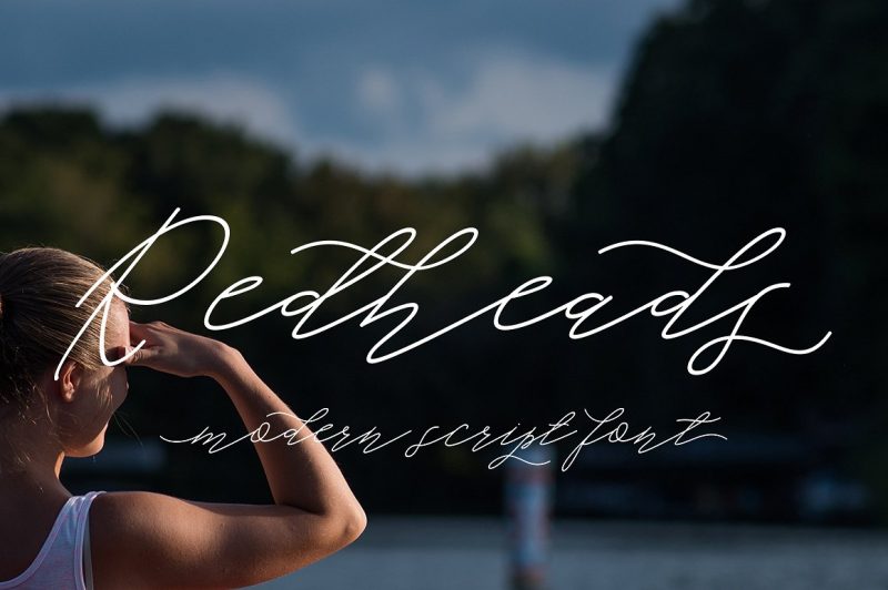 Redheads Script is a lovely calligraphic manuscript modern, I hope you are interested in this font, dynamic and pretty with swashes. Can be used for many purposes. such as title, signature, logo, wedding invitations, letterhead, signage, labels, newsletters, posters, badges, etc.