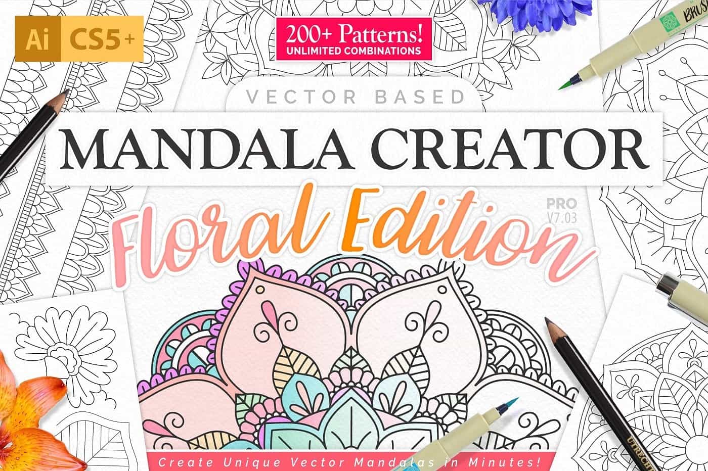 mandala creator illustrator free download