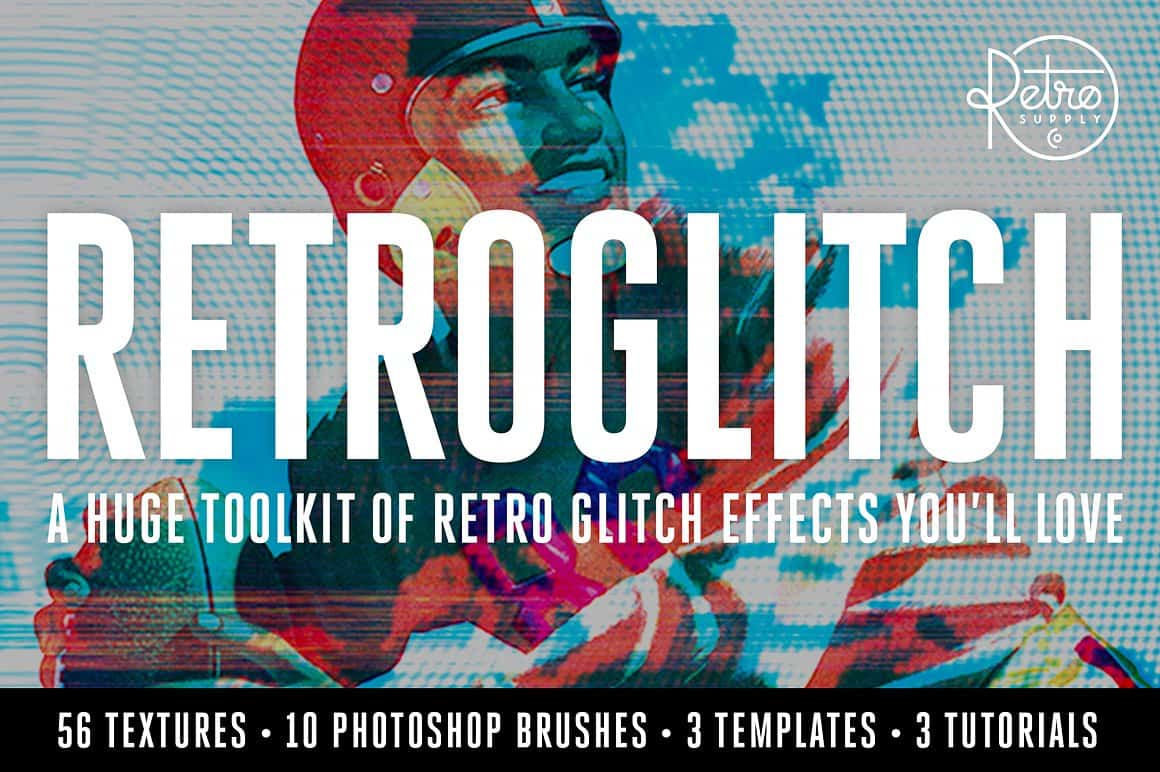 RetroGlitch Photoshop Bundle Download