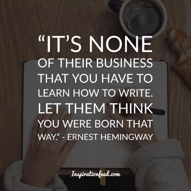 Ernest Hemingway quotes