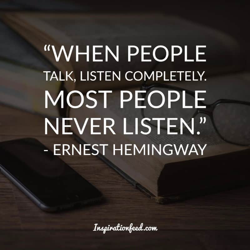 Ernest Hemingway citat