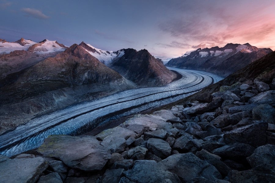 Alaska at dusk