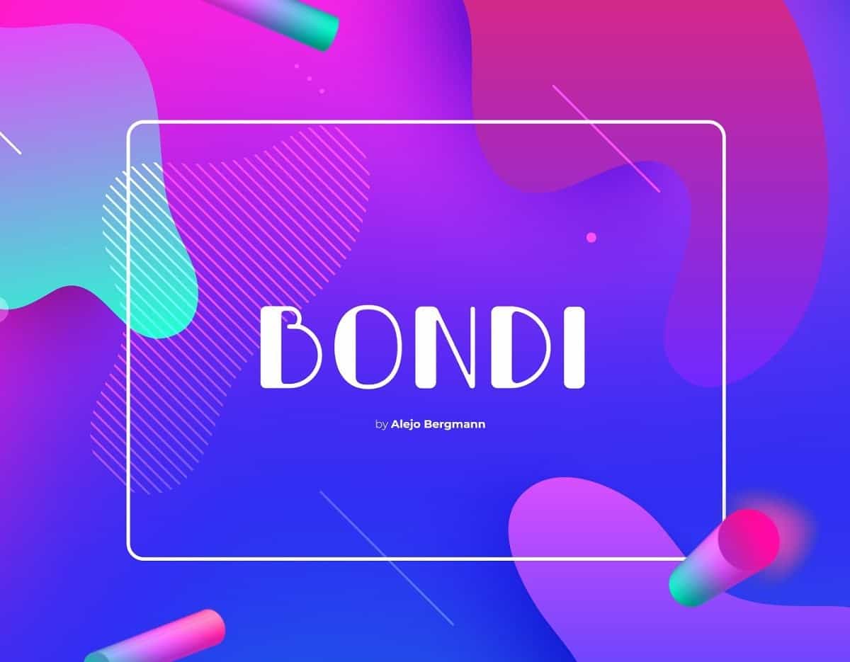 Bondi Free Font