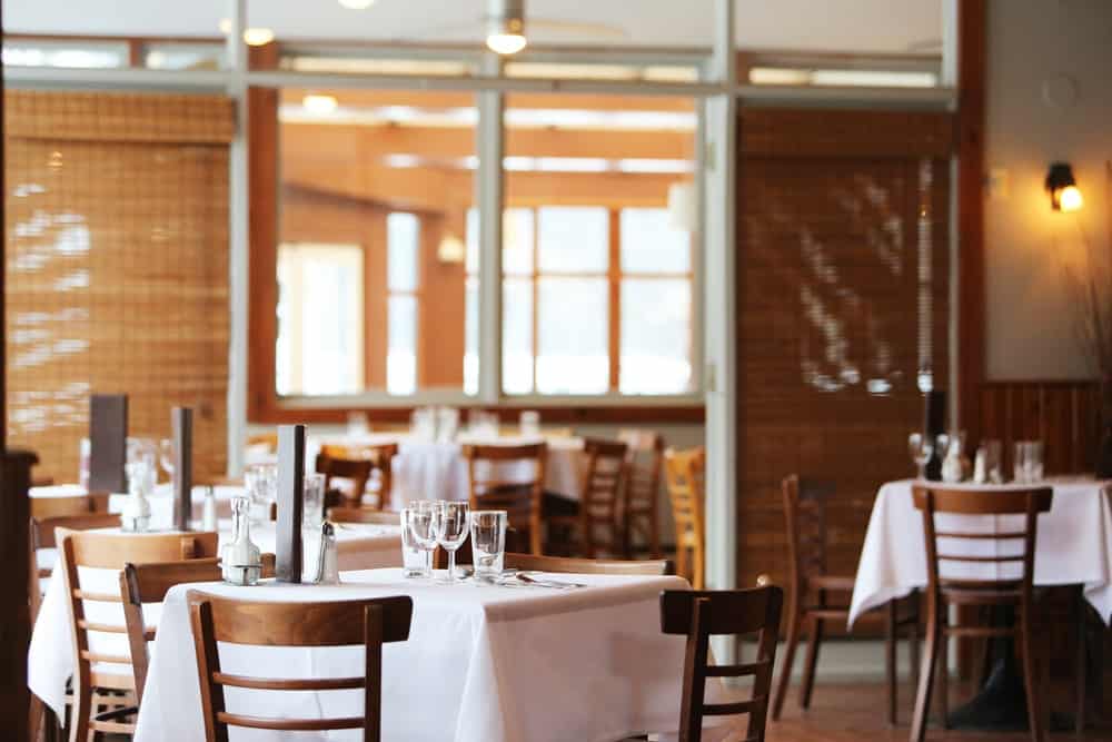 beautiful interior of a classy restaurant