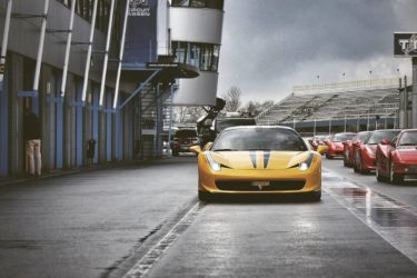 Yellow Coupe Ferrari