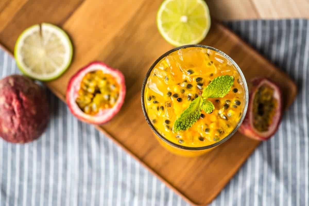 Healthy Passion Fruit Smoothie