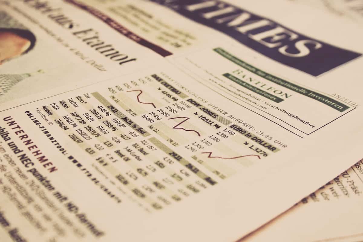 Business Newspaper About Stock Market