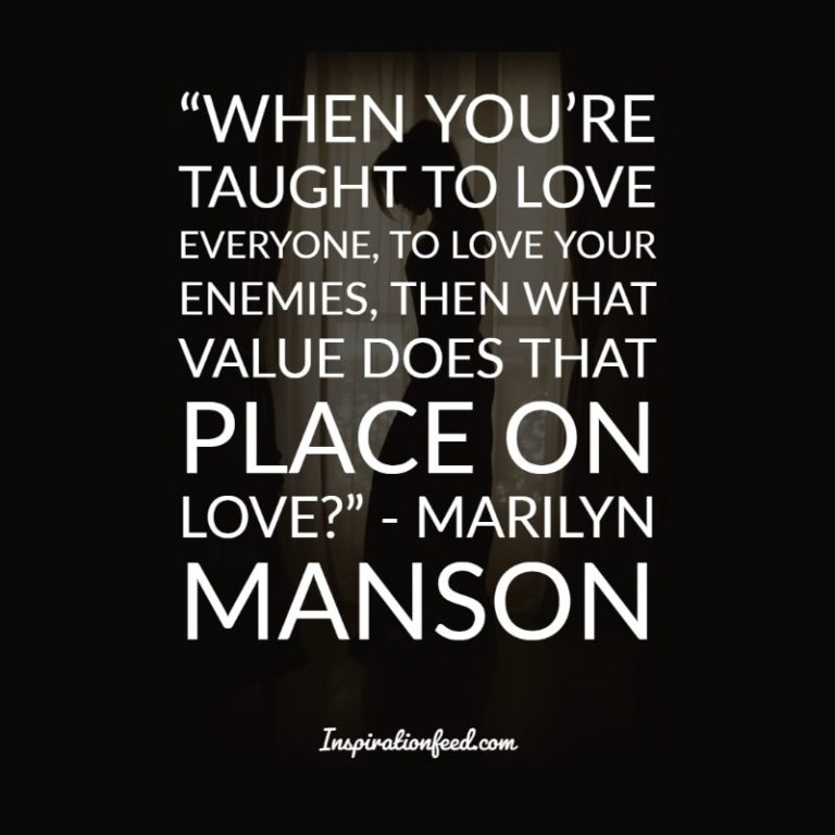 25 Marilyn Manson Quotes about Life, Death, and Success | Inspirationfeed