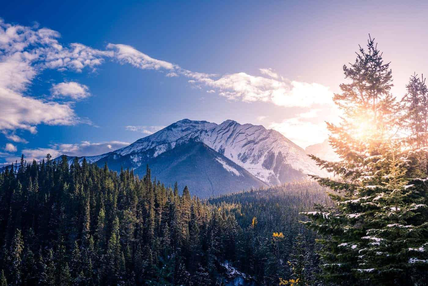 Beautiful Canadian Landscape in the Morning