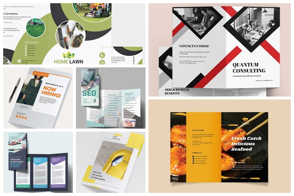 Verwonderlijk Top 15 Brochure Designs for your Business Inspiration YP-28