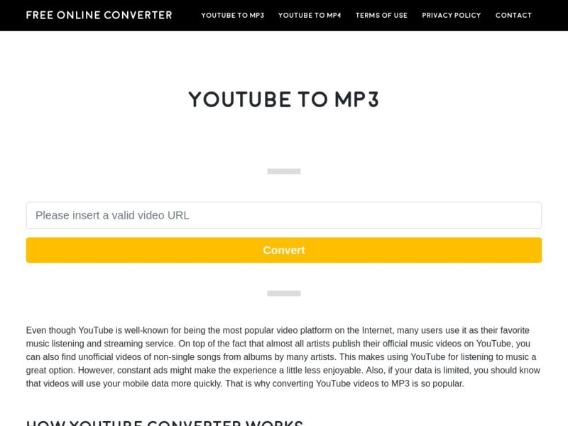 best free mp3 converter for long videos