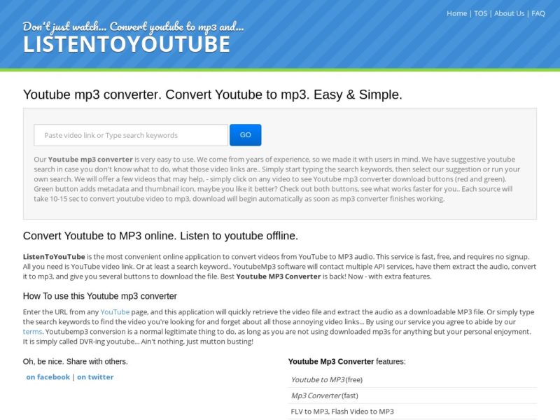 free youtube to mp3 downloader