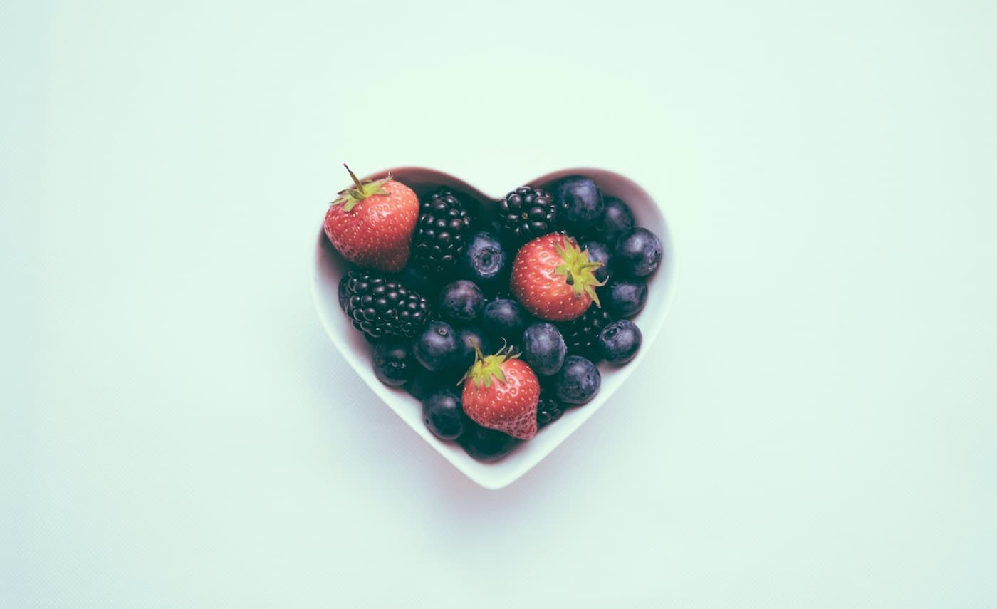 Heart Shaped Fruit Bowl
