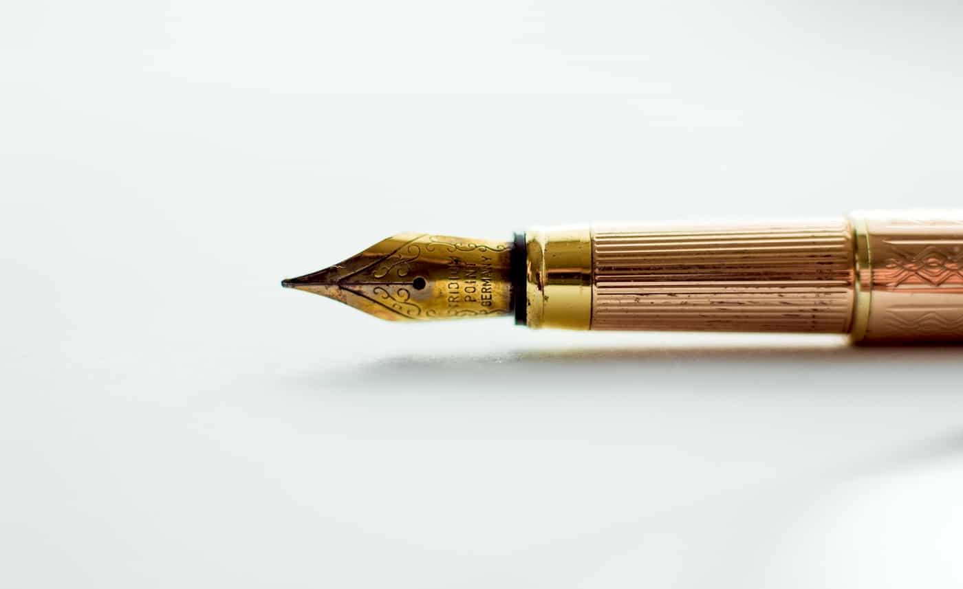 Gold Ink Pen
