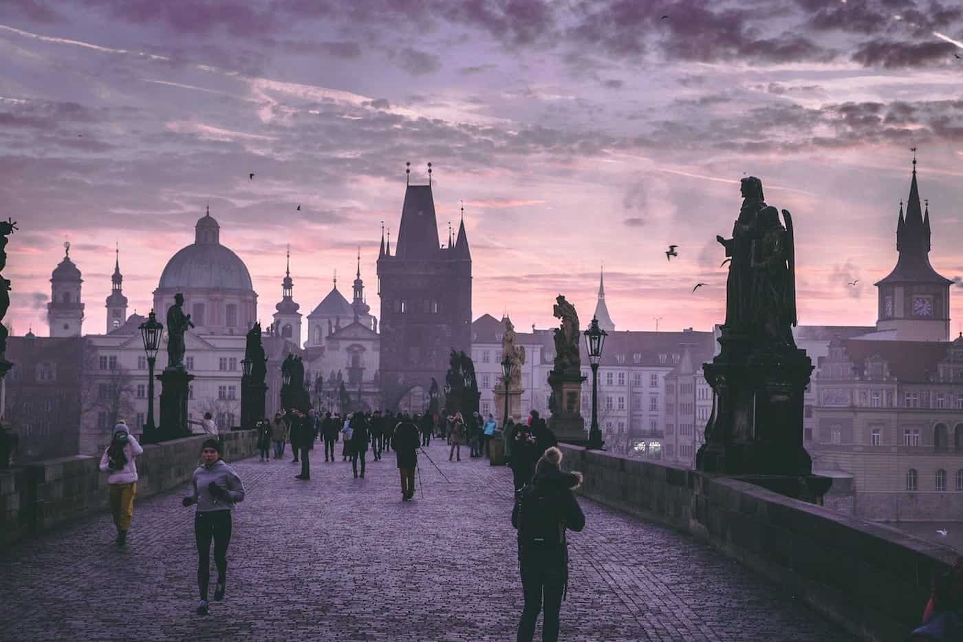 Prague During Dusk