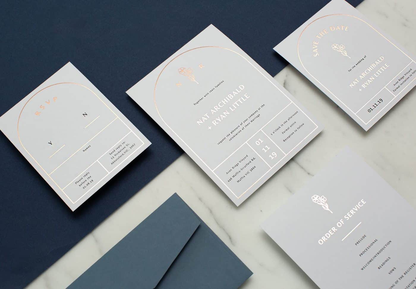 Stunning Invitation Card Design by Paperlust