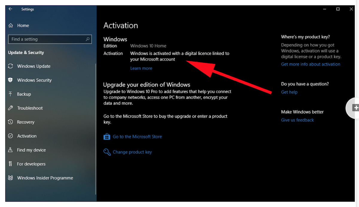 How To Get And Use Windows 10 Product Key After Upgrade